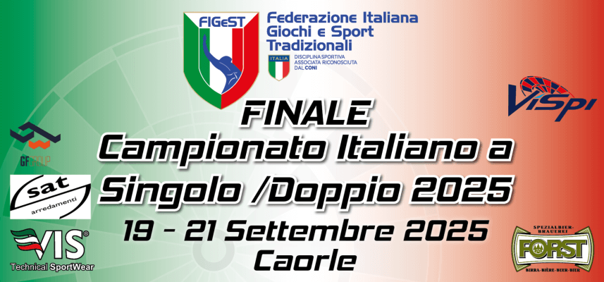 Orari - Campionato Italiano 2025 Caorle (19-21 Settembre 2025)