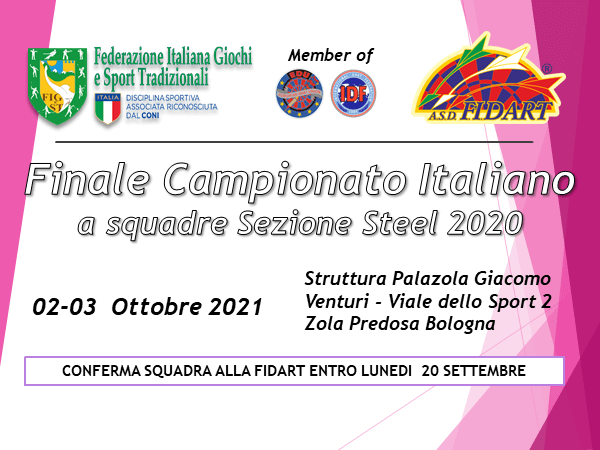 Finale Campionato Italiano a squadre - sezione Steel Finale Campionato Italiano a squadre - sezione Steel